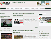 Tablet Screenshot of csepel.jobbik.hu