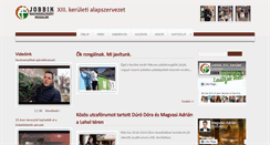 Desktop Screenshot of budapest13.jobbik.hu