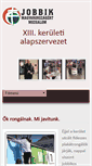Mobile Screenshot of budapest13.jobbik.hu