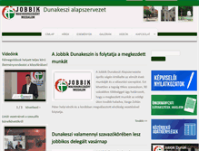 Tablet Screenshot of dunakeszi.jobbik.hu