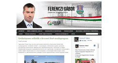 Desktop Screenshot of ferenczigabor.jobbik.hu