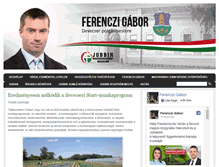 Tablet Screenshot of ferenczigabor.jobbik.hu